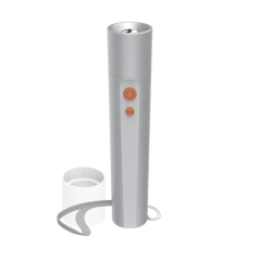 Lampe torche LED Hama FL250 - Puissance 3 W - 250 lumens - Fonctionne avec 3 piles AAA - Boîtier en aluminium - Couleur argent