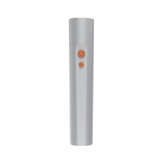 Lampe torche LED Hama FL350-C - Rechargeable - 350 lumens - Batterie lithium 18650 - Argent