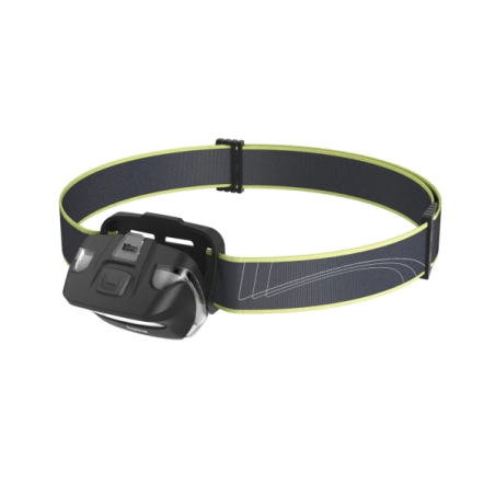 Lampe frontale LED Hama HL110 - Bandeau - 110 lumens - Fonctionne avec 3 piles AAA - Autonomie jusqu'à 19 h - Noir