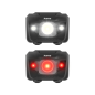 Lampe frontale LED Hama HL200 - Bandeau - 200 lumens - Jusqu'à 4 heures d'autonomie - Fonctionne avec 3 piles AAA - IP44 - Noir