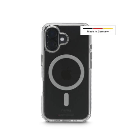 Coque Hama Extreme Protect pour iPhone 17 - Magnétique - Antidérapante - Polycarbonate - Protection D3O - Bords surélevés - Tran
