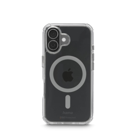 Coque Hama Extreme Protect pour iPhone 17 - Magnétique - Antidérapante - Polycarbonate - Protection D3O - Bords surélevés - Tran