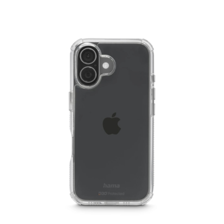 Coque Hama Extreme Protect pour iPhone 17 - Antidérapante - Polycarbonate - Protection D3O - Bords surélevés - Transparente