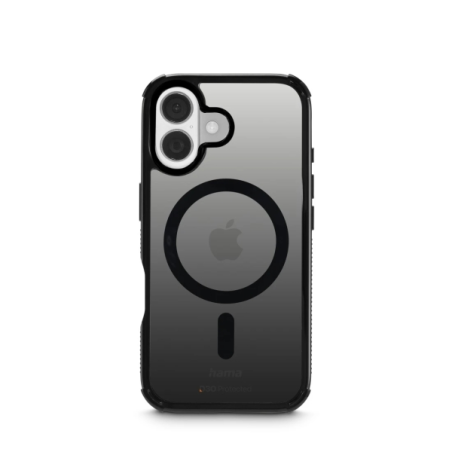 Coque Hama Extreme Protect pour iPhone 17 - Magnétique - Antidérapante - Polycarbonate - Protection D3O - Bords surélevés - Noir