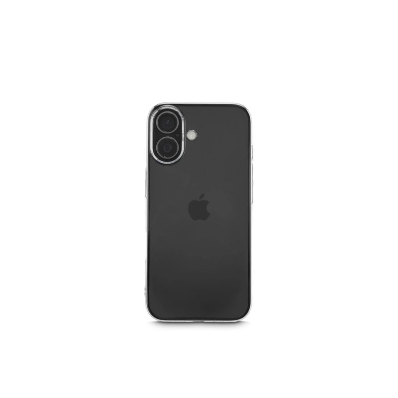 Coque Hama Slim Protect pour iPhone 17 - Anti-jaunissement - Polycarbonate - Bords surélevés - Couleur transparente