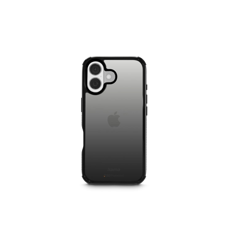Coque Hama Extreme Protect pour iPhone 17 - Antidérapante - Polycarbonate - Protection D3O - Bords surélevés - Noire