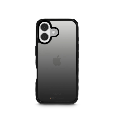 Coque Hama Extreme Protect pour iPhone 17 - Antidérapante - Polycarbonate - Protection D3O - Bords surélevés - Noire