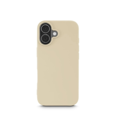 Coque Hama Fantastic Feel pour iPhone 17 - Polyuréthane thermoplastique - Bords surélevés - Beige