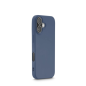 Coque Hama Fantastic Feel pour iPhone 17 - Antiadhésive, anti-salissures - Polyuréthane thermoplastique - Bords surélevés - Bleu