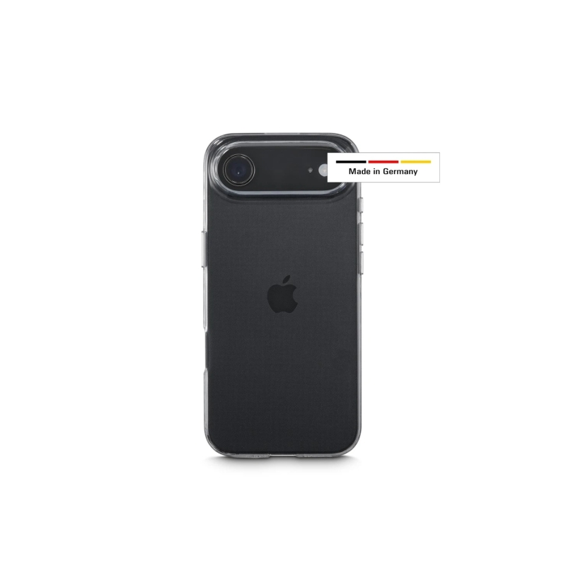 Coque Hama Always Clear pour iPhone Air - Antidérapante - Polyuréthane thermoplastique - Bords surélevés - Transparente