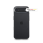 Coque Hama Always Clear pour iPhone Air - Antidérapante - Polyuréthane thermoplastique - Bords surélevés - Transparente