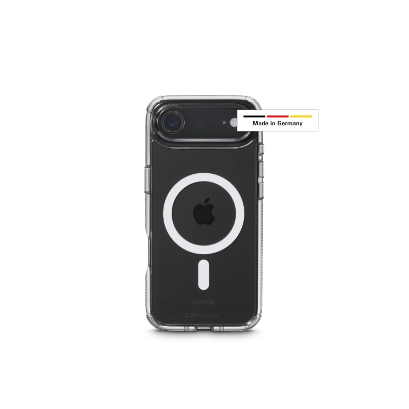 Coque Hama Extreme Protect pour iPhone Air - Magnétique - Antidérapante - Polycarbonate - Protection D3O - Bords surélevés - Tra