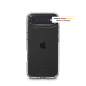 Coque Hama Extreme Protect pour iPhone Air - Antidérapante - Polycarbonate - Protection D3O - Bords surélevés - Transparente
