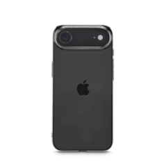 Coque de protection fine Hama pour iPhone Air - Anti-jaunissement - Polycarbonate - Bords surélevés - Couleur transparente