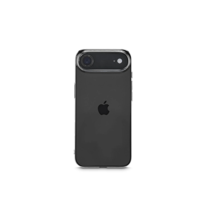 Coque de protection fine Hama pour iPhone Air - Anti-jaunissement - Polycarbonate - Bords surélevés - Couleur transparente