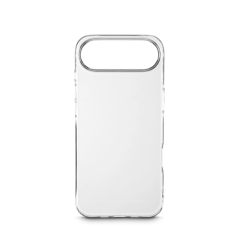 Coque de protection fine Hama pour iPhone Air - Anti-jaunissement - Polycarbonate - Bords surélevés - Couleur transparente