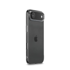 Coque de protection fine Hama pour iPhone Air - Anti-jaunissement - Polycarbonate - Bords surélevés - Couleur transparente