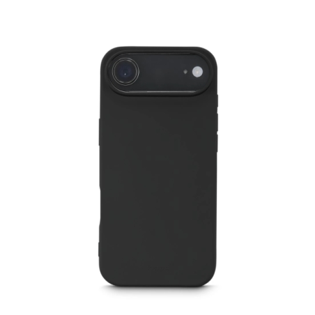 Coque Hama Fantastic Feel pour iPhone Air - Antiadhésive, anti-salissures - Polyuréthane thermoplastique - Bords surélevés - Noi