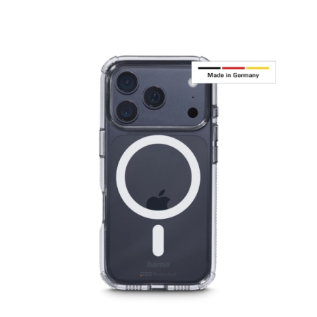 Coque Hama Extreme Protect pour iPhone 17 Pro - Antidérapante - Magnétique - Polycarbonate - Protection D3O - Bords surélevés -