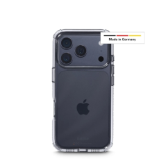 Coque Hama Extreme Protect pour iPhone 17 Pro - Antidérapante - Polycarbonate - Protection D3O - Bords surélevés - Transparente