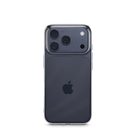 Coque Hama Slim Protect pour iPhone 17 Pro - Anti-jaunissement - Polycarbonate - Bords surélevés - Couleur transparente