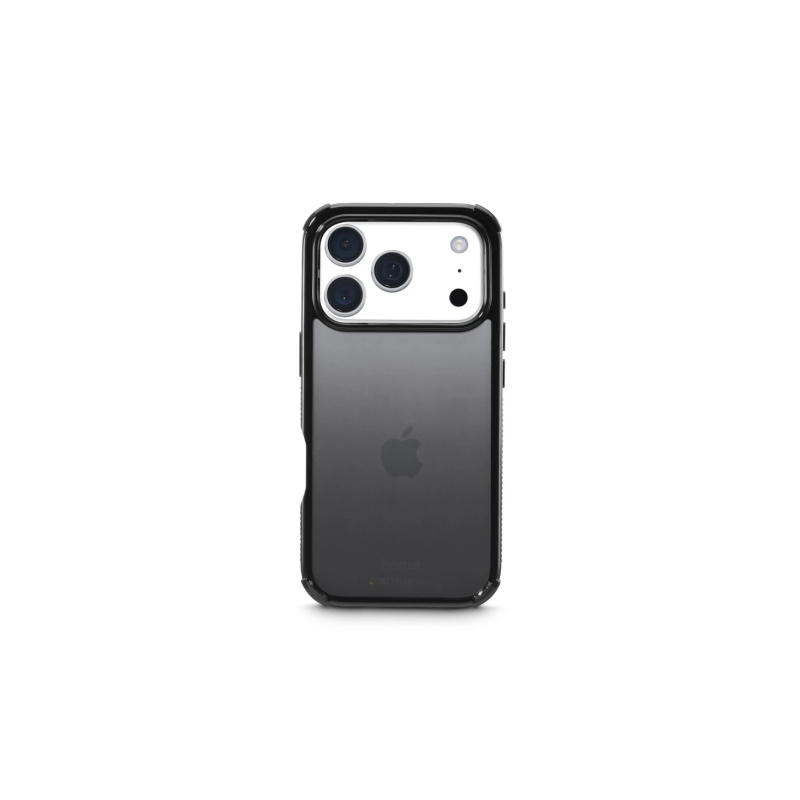 Coque Hama Extreme Protect pour iPhone 17 Pro - Antidérapante - Polycarbonate - Protection D3O - Bords surélevés - Noire