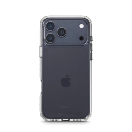 Coque Hama Extreme Protect pour iPhone 17 Pro Max - Antidérapante - Polycarbonate - Protection D3O - Bords surélevés - Transpare
