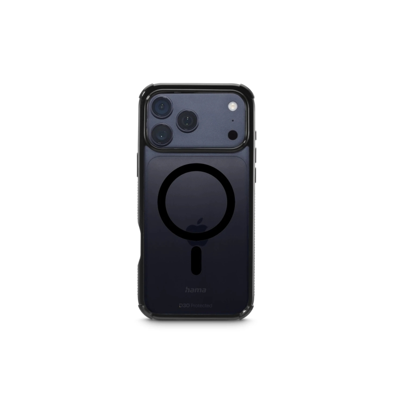 Coque Hama Extreme Protect pour iPhone 17 Pro Max - Magnétique - Antidérapante - Polycarbonate - Protection D3O - Bords surélevé