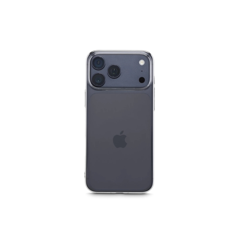 Coque de protection fine Hama pour iPhone 17 Pro Max - Polycarbonate - Bords surélevés - Couleur transparente