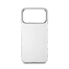 Coque de protection fine Hama pour iPhone 17 Pro Max - Polycarbonate - Bords surélevés - Couleur transparente