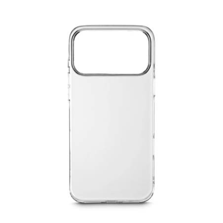 Coque de protection fine Hama pour iPhone 17 Pro Max - Polycarbonate - Bords surélevés - Couleur transparente