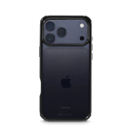Coque Hama Extreme Protect pour iPhone 17 Pro Max - Antidérapante - Polycarbonate - Protection D3O - Bords surélevés - Noire