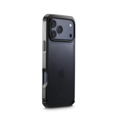 Coque Hama Extreme Protect pour iPhone 17 Pro Max - Antidérapante - Polycarbonate - Protection D3O - Bords surélevés - Noire