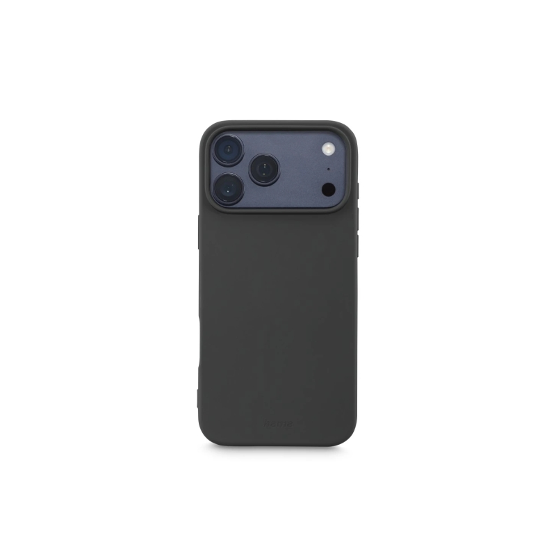 Coque Hama Fantastic Feel pour iPhone 17 Pro Max - Antiadhésive, anti-salissures - Polyuréthane thermoplastique - Bords surélevé