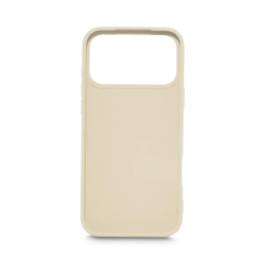 Coque Hama Fantastic Feel pour iPhone 17 Pro Max - Antidérapante - Polyuréthane thermoplastique - Bords surélevés - Beige