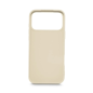 Coque Hama Fantastic Feel pour iPhone 17 Pro Max - Antidérapante - Polyuréthane thermoplastique - Bords surélevés - Beige