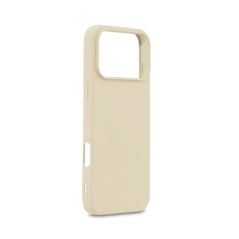 Coque Hama Fantastic Feel pour iPhone 17 Pro Max - Antidérapante - Polyuréthane thermoplastique - Bords surélevés - Beige