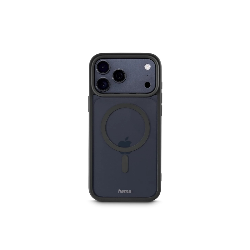 Coque de protection Hama Frame pour iPhone 17 Pro Max - Antidérapante - Magnétique - Polycarbonate et polyuréthane thermoplastiq