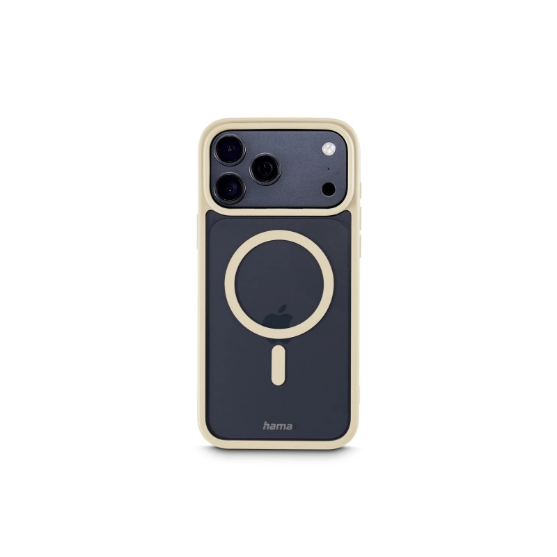 Coque de protection Hama Frame pour iPhone 17 Pro Max - Antidérapante - Magnétique - Polycarbonate et polyuréthane thermoplastiq