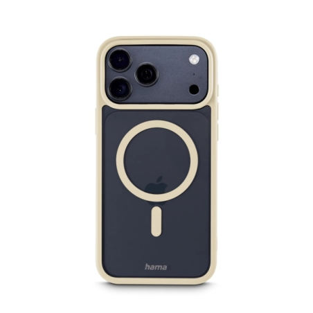 Coque de protection Hama Frame pour iPhone 17 Pro Max - Antidérapante - Magnétique - Polycarbonate et polyuréthane thermoplastiq