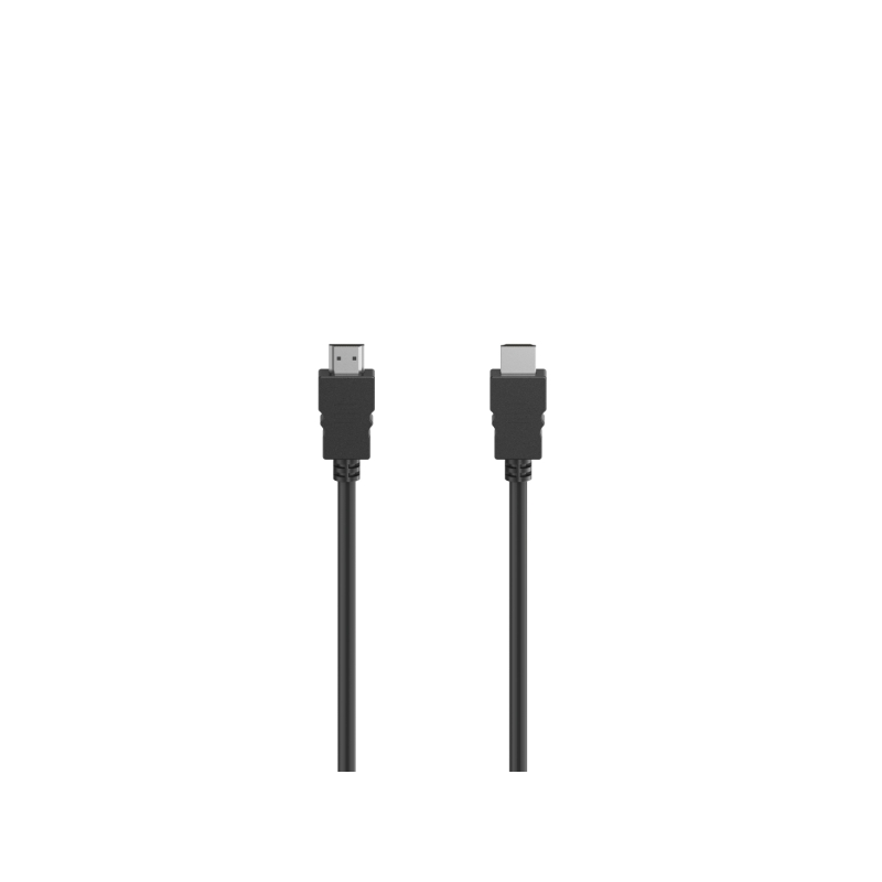Câble HDMI 4K mâle Hama - Longueur : 1,5 m - Compatible ARC et 3D - Vitesse jusqu'à 18 Gbit/s - Noir