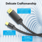 Câble convertisseur Vention HDMI mâle vers Mini DisplayPort mâle - Résolution 4K - ARC - Longueur 3 m - Connecteurs plaqués or -