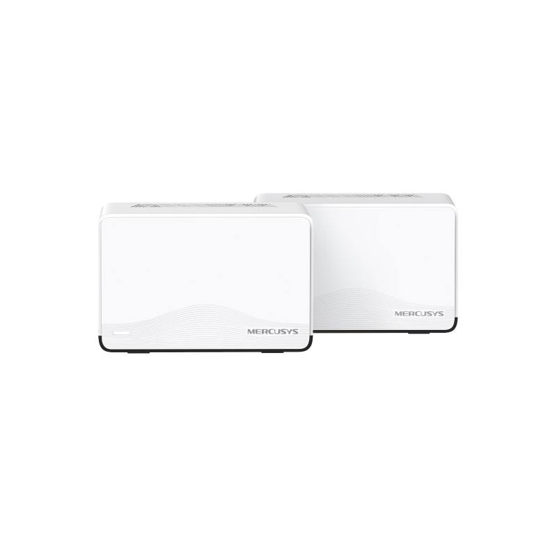 Système Wi-Fi Mesh Mercusys Halo H27BE (pack de 2) - Portée jusqu'à 650 m² - Débit jusqu'à 3 600 Mbit/s - Blanc