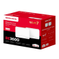Système Wi-Fi Mesh Mercusys Halo H27BE (pack de 2) - Portée jusqu'à 650 m² - Débit jusqu'à 3 600 Mbit/s - Blanc