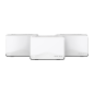 Système Wi-Fi Mesh Mercusys Halo H27BE (pack de 3) - Portée jusqu'à 650 m² - Débit jusqu'à 3 600 Mbit/s - Blanc