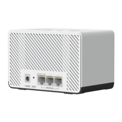 Système Wi-Fi Mesh Mercusys Halo H27BE (pack de 3) - Portée jusqu'à 650 m² - Débit jusqu'à 3 600 Mbit/s - Blanc