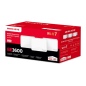 Système Wi-Fi Mesh Mercusys Halo H27BE (pack de 3) - Portée jusqu'à 650 m² - Débit jusqu'à 3 600 Mbit/s - Blanc