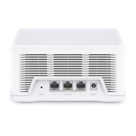 Système Wi-Fi Mesh tri-bande Mercusys Halo H47BE (lot de 2) BE9300 - Couverture jusqu'à 550 m² - Blanc