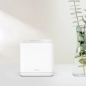 Système Wi-Fi 6 Mesh double bande Mercusys H60X AX1500 - 3 unités Halo - Couverture jusqu'à 550 m² - Blanc