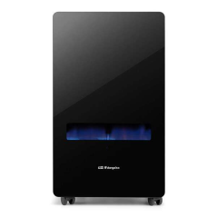 Poêle Orbegozo HBF 100 Blue Flame - Puissance 3800W - Classe énergétique A - Triple système de sécurité - Portable et efficace